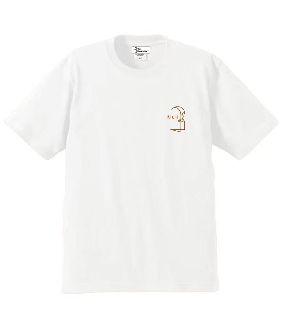 Kichi オリジナルTシャツ　白